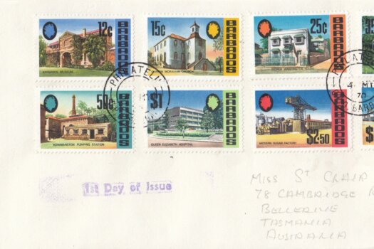 Barbados Definitive issue 1970 First Day Cover