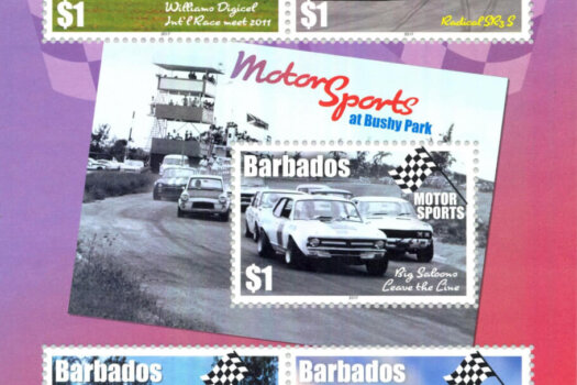 Barbados Motor Sports Souvenir Sheet