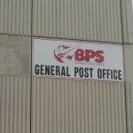 Barbados Postal Service General Post Office sign