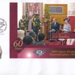 Barbados 2012 HRH Queen Elizabeth II Diamond Jubilee Mini Sheet FDC