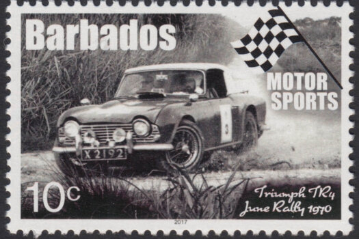 Barbados Motor Sports - 10c stamp