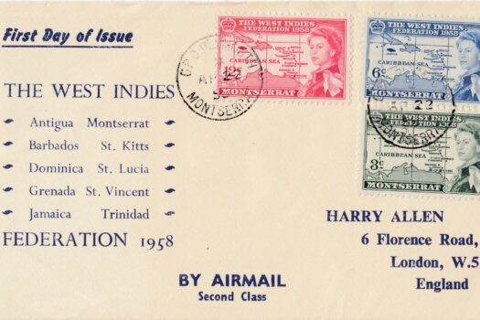 The West Indies Federation 1958 First Day Cover - Montserrat