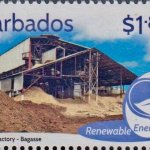 Barbados Renewable Energy - $1.80 stamp - Portvale Factory Bagasse