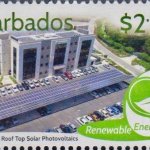 Barbados Renewable Energy - $2.20 stamp - Carport & Roof Top Photovoltaics