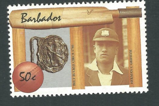 Barbados Cricketer Error - E. Lawson Bartlett instead of Herman C. Griffith