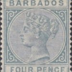 Barbados SG97 4d Grey