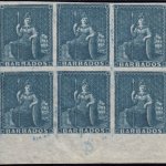 Barbados SG5a block of six