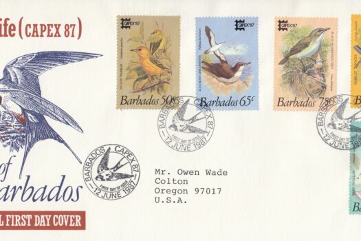 Barbados Capex '87 Birds of Barbados FDC