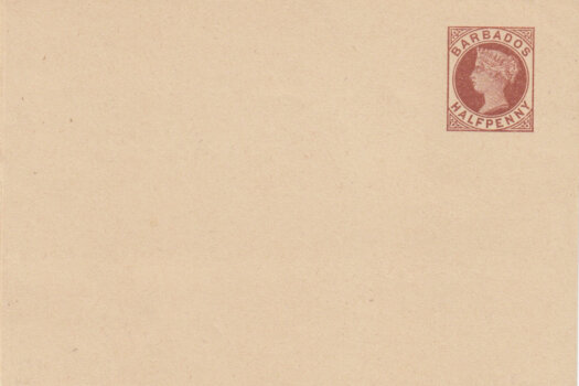 Barbados 1882 | Newspaper Wrapper ½d brown HGE1