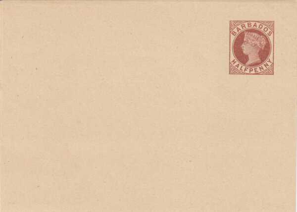 Barbados 1882 | Newspaper Wrapper ½d brown HGE1