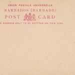 Barbados 1892/3 | Post Card 1d Carmine HG9