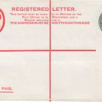 Barbados Registered Letter - QEII 50c