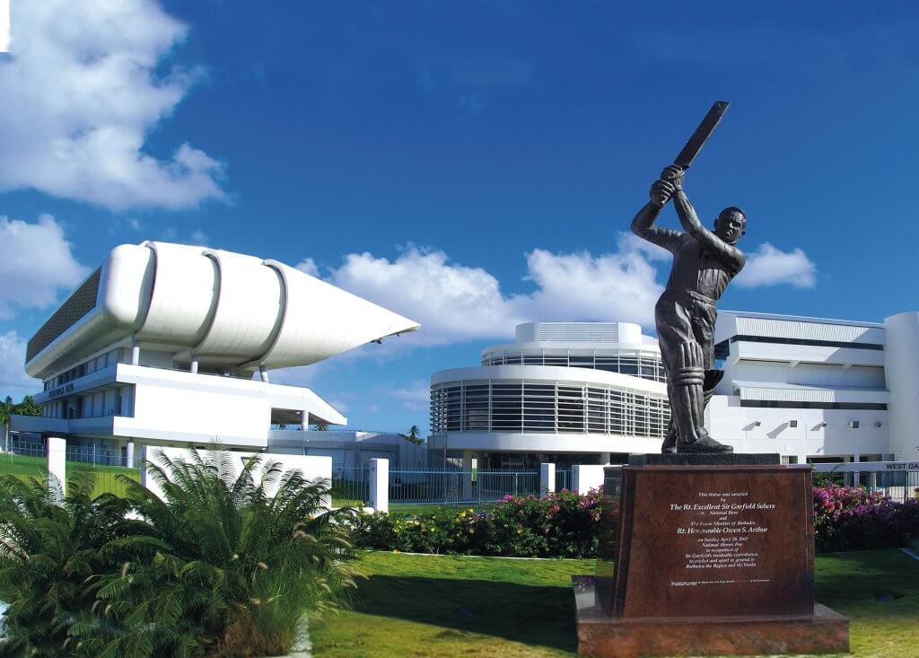 Barbados Stamps Pre Paid Postcard - Kensington Oval