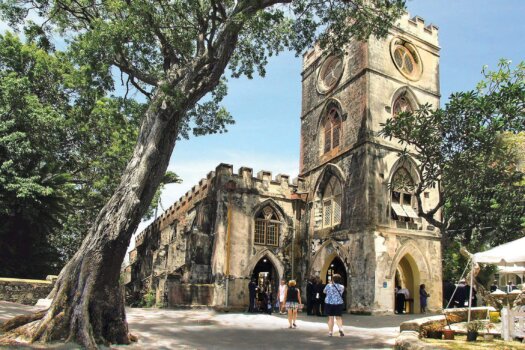 Barbados Stamps Pre Paid Postcard - St. John's Parish Church