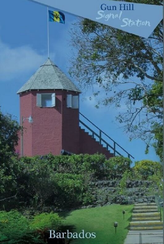 Barbados Stamps Pre Paid Postcard - Gun Hill Signal Station