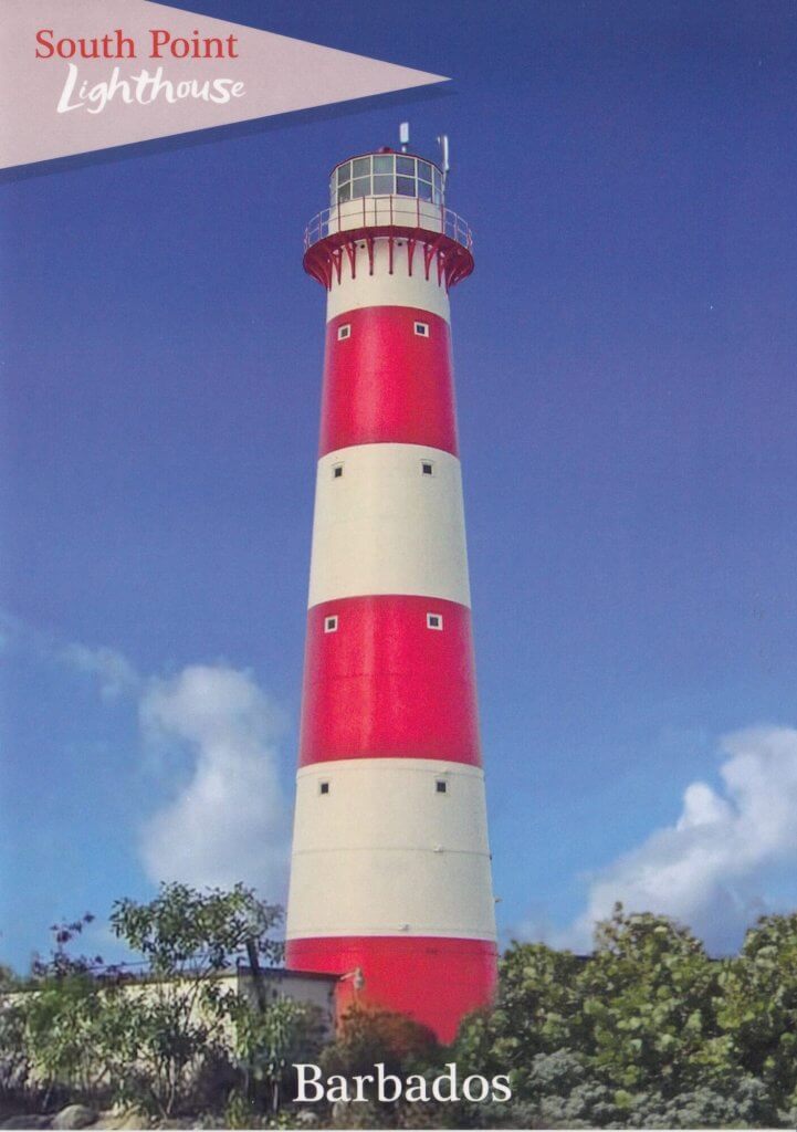 Barbados Stamps Pre Paid Postcard - Southpoint Lighthouse - Actual Card