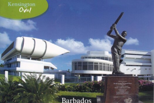 Barbados Stamps Pre Paid Postcard - Kensington Oval - used on 6th July