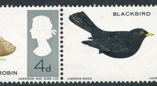 GB Birds 1966 colour issue - legs omitted