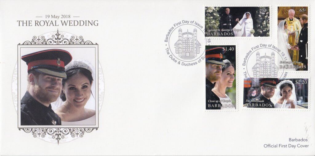 Barbados Stamps Royal Wedding 2018 First Day Cover