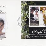 Barbados 2018 Royal Wedding Meghan and Harry Souvenir Sheet First Day Cover