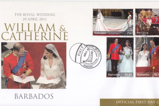 Barbados 2011 Royal Wedding Duke & Duchess of Cambridge FDC