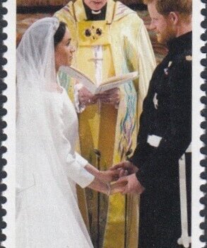 Barbados Royal Wedding 2018 – 65c stamp – Exchange of Vows