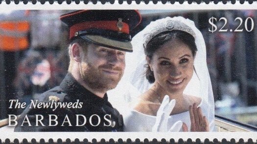 Barbados Royal Wedding 2018 – $2.20 stamp – The Newly Weds