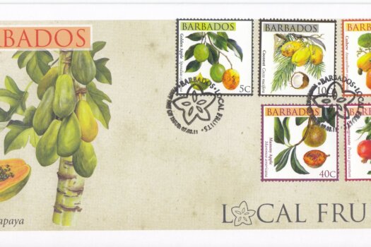 Barbados 2011 Local Fruits FDC - 3