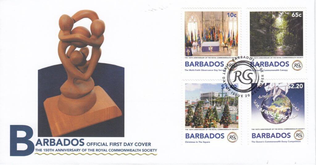 First Day Cover - The Royal Commonwealth Society 2018 | Barbados Stamps