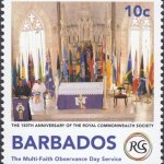 The multi faith observance day service - The Royal Commonwealth Society 2018 | Barbados Stamps