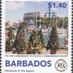 Christmas in The Square - The Royal Commonwealth Society 2018 | Barbados Stamps