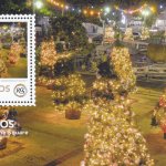 $5.00 - Christmas in the Square Souvenir sheet - The Royal Commonwealth Society 2018 | Barbados Stamps