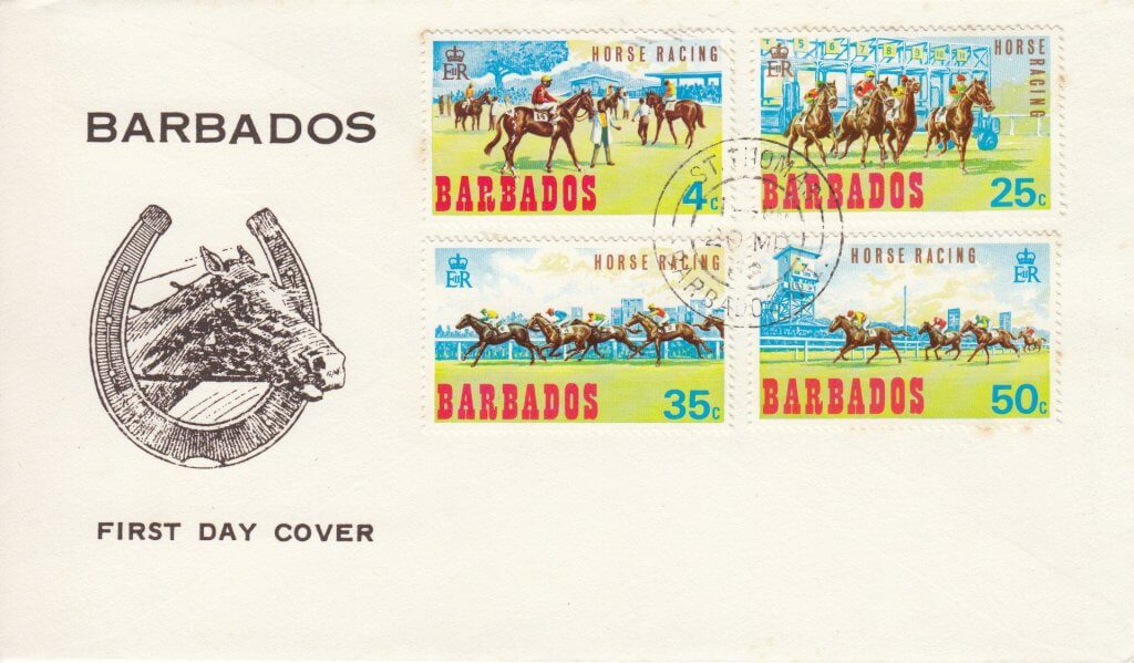 Barbados Horse Racing 1968 FDC