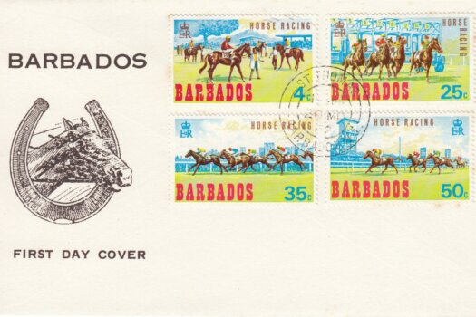 Barbados Horse Racing 1968 FDC