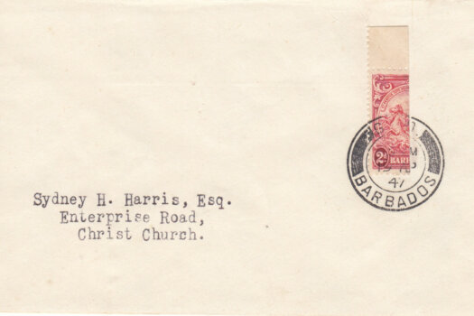 Barbados 2d bisected on local cover to Christ Church