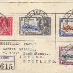 Barbados Silver Jubilee 1935 Registered FDC