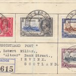 Barbados Silver Jubilee 1935 Registered FDC