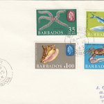 Barbados 1965 Marine Life FDC (3) - plain cover