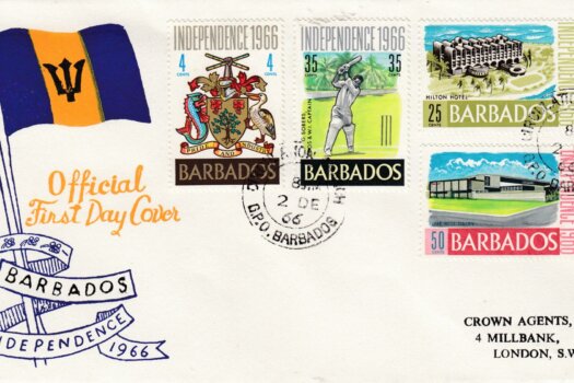 Barbados Independence FDC 1966 - illustrated cover