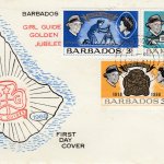 Barbados 1968 Girl Guide Golden Jubilee FDC - illustrated cover