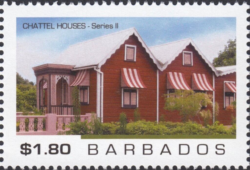 Barbados Chattel Houses 2 2019 – $1.80 stamp 