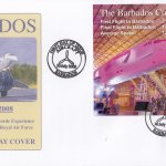 Barbados 2008 Concorde Experience & 90th Anniversary of the RAF Souvenir Sheet FDC