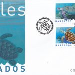 Barbados 2008 Turtles FDC