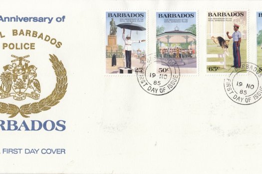 Barbados 1985 150th Anniversary of the Royal Barbados Police FDC November 1985