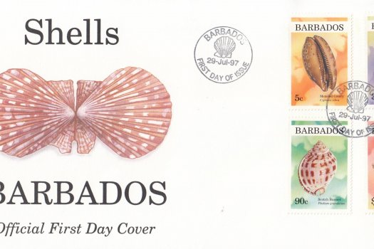 Barbados 1997 Shells FDC