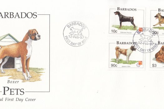 Barbados 1997 Pets (Dogs) FDC