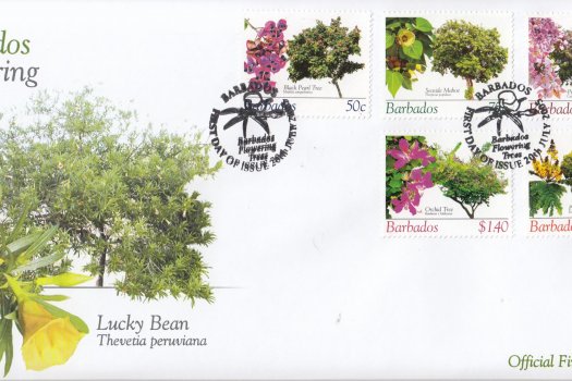 Barbados 2005 Barbados Flowering Trees FDC (2)