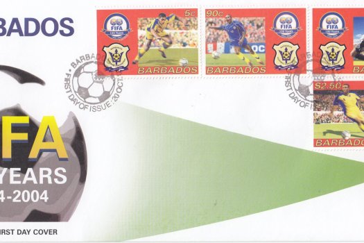 Barbados 2004 Fifa 100 Years FDC