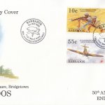 Barbados 1995 50th Anniversary of the end of World War II FDC