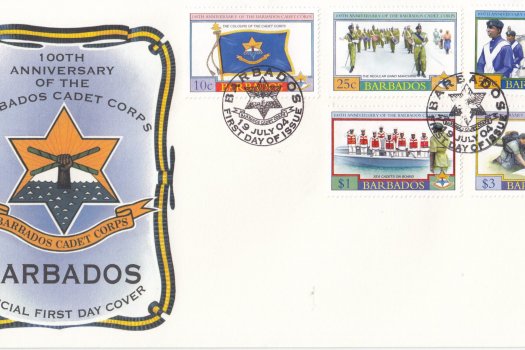 Barbados 2004 100th Anniversary of the Barbados Cadet Corps FDC